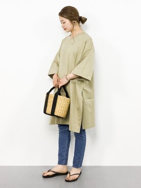 isaさん（レディース・155cm）の夏コーディネート