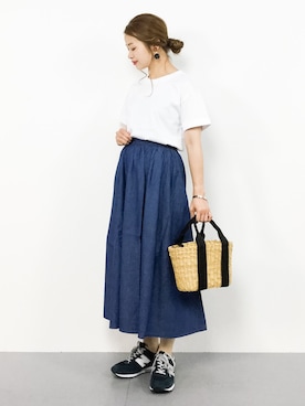 isaさん（レディース・155cm）の夏コーディネート