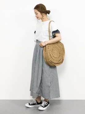 isaさん（レディース・155cm）の夏コーディネート