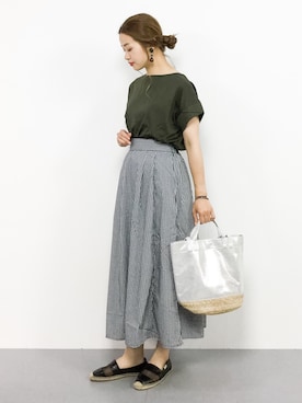 isaさん（レディース・155cm）の夏コーディネート