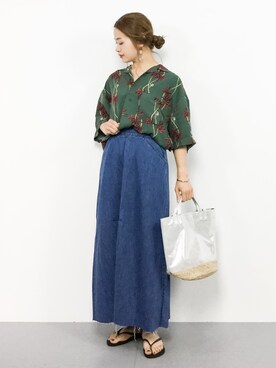 isaさん（レディース・155cm）の夏コーディネート