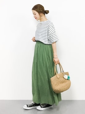 isaさん（レディース・155cm）の夏コーディネート