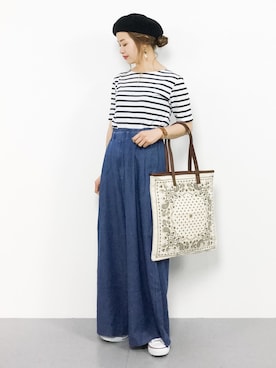 isaさん（レディース・155cm）の夏コーディネート