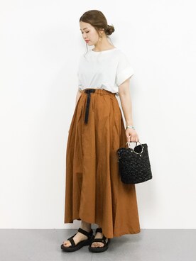 isaさん（レディース・155cm）の夏コーディネート