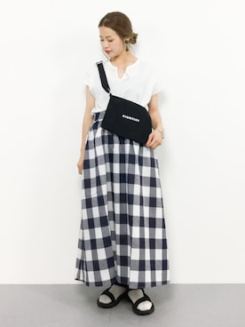 isaさん(レディース・155cm)の夏コーディネート