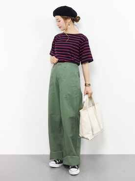 isaさん（レディース・155cm）の夏コーディネート