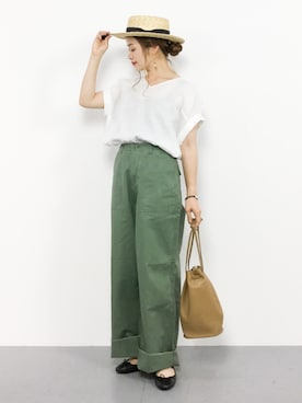 isaさん（レディース・155cm）の夏コーディネート