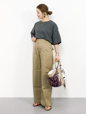 isaさん（レディース・155cm）の夏コーディネート