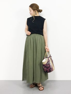 isaさん（レディース・155cm）の夏コーディネート