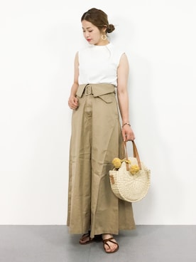 isaさん（レディース・155cm）の夏コーディネート