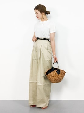 isaさん（レディース・155cm）の夏コーディネート