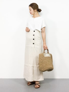 isaさん（レディース・155cm）の夏コーディネート