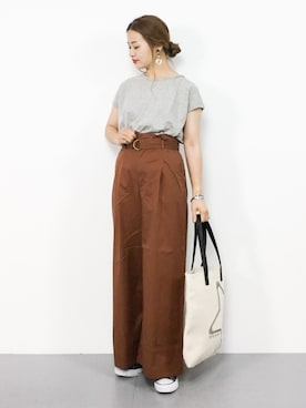 「SHIPS Days（シップスデイズ）のアイテム」を使った、isaさん（レディース・155cm）の夏コーディネート
