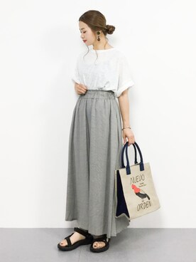 isaさん(レディース・155cm)の夏コーディネート