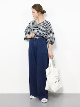 isaさん（レディース・155cm）の夏コーディネート