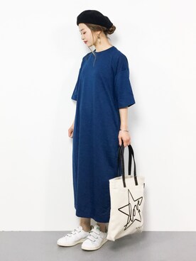 「スタンスミス」｜isaさん（レディース・155cm）の夏コーディネート