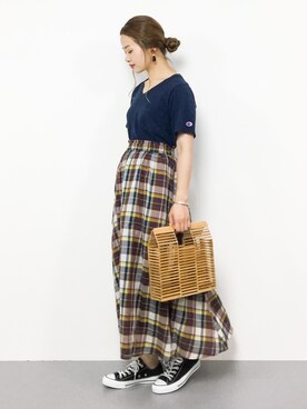 isaさん（レディース・155cm）の夏コーディネート