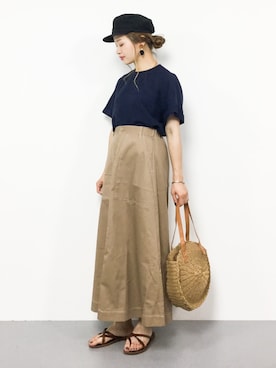 isaさん（レディース・155cm）の夏コーディネート