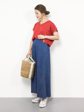 isaさん（レディース・155cm）の夏コーディネート