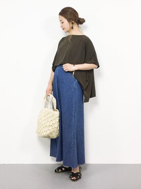 isaさん(レディース・155cm)の夏コーディネート