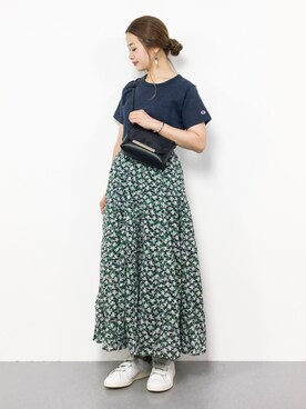 「スタンスミス」｜isaさん（レディース・155cm）の夏コーディネート