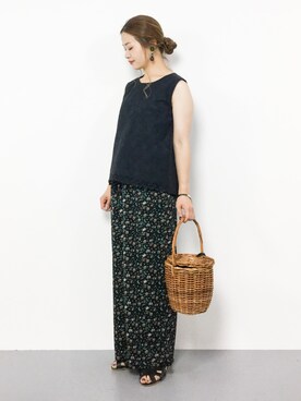isaさん（レディース・155cm）の夏コーディネート