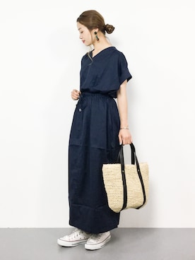 isaさん（レディース・155cm）の夏コーディネート