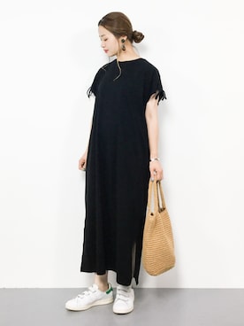 「スタンスミス」｜isaさん（レディース・155cm）の夏コーディネート