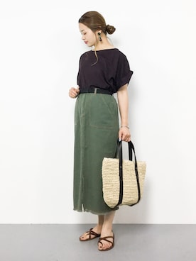 isaさん（レディース・155cm）の夏コーディネート