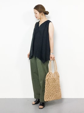 isaさん（レディース・155cm）の夏コーディネート