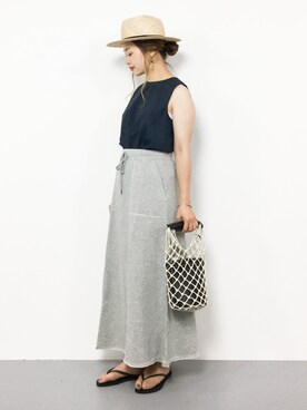 isaさん（レディース・155cm）の夏コーディネート