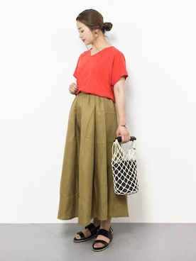 isaさん（レディース・155cm）の夏コーディネート