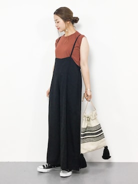 isaさん（レディース・155cm）の夏コーディネート