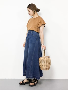 isaさん（レディース・155cm）の夏コーディネート