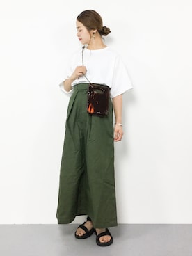 isaさん（レディース・155cm）の夏コーディネート