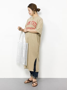 isaさん（レディース・155cm）の夏コーディネート