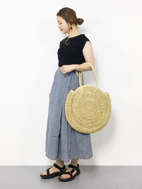 isaさん（レディース・155cm）の夏コーディネート