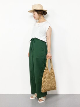 isaさん(レディース・155cm)の夏コーディネート