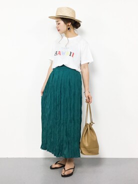 isaさん（レディース・155cm）の夏コーディネート