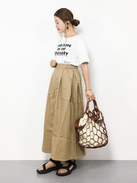 isaさん（レディース・155cm）の夏コーディネート