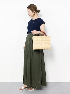 isaさん（レディース・155cm）の夏コーディネート