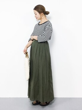 isaさん（レディース・155cm）の夏コーディネート