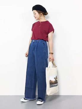 isaさん（レディース・155cm）の夏コーディネート