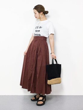 isaさん（レディース・155cm）の夏コーディネート