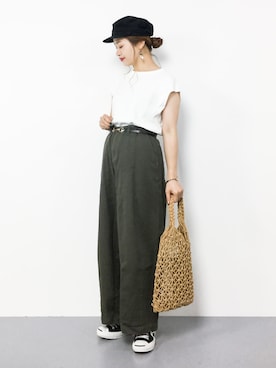 isaさん（レディース・155cm）の夏コーディネート