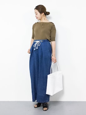 isaさん（レディース・155cm）の夏コーディネート