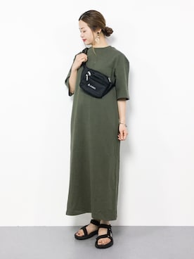 「STEPS WOMEN'S（ステップスウィメンズ）のアイテム」を使った、isaさん（レディース・155cm）の夏コーディネート