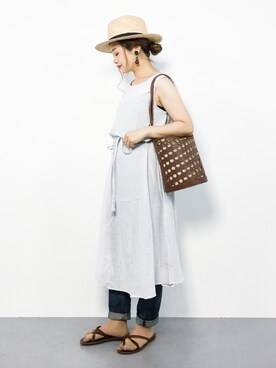 isaさん(レディース・155cm)の夏コーディネート