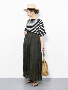 isaさん（レディース・155cm）の夏コーディネート