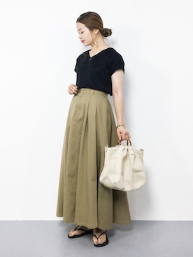 isaさん(レディース・155cm)の夏コーディネート